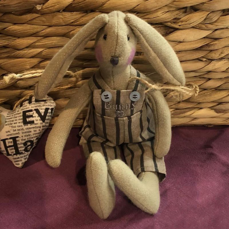 Cute little handmade bunny rabbit soft toy